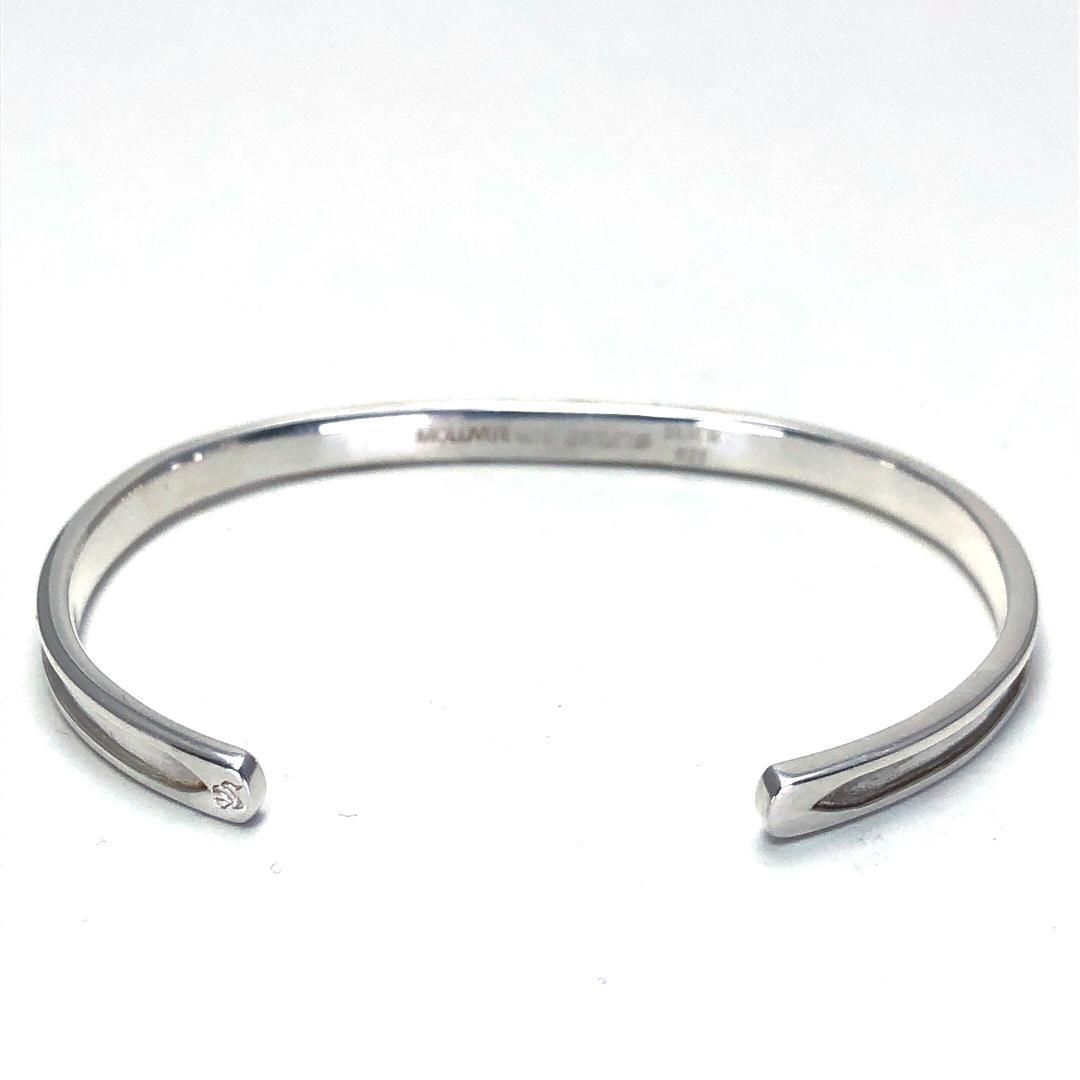 【箱付き】SAINTS セインツ／モルダバイト メンズ シルバー バングル SSB910MV／モルダバイト・SV92／シルバー