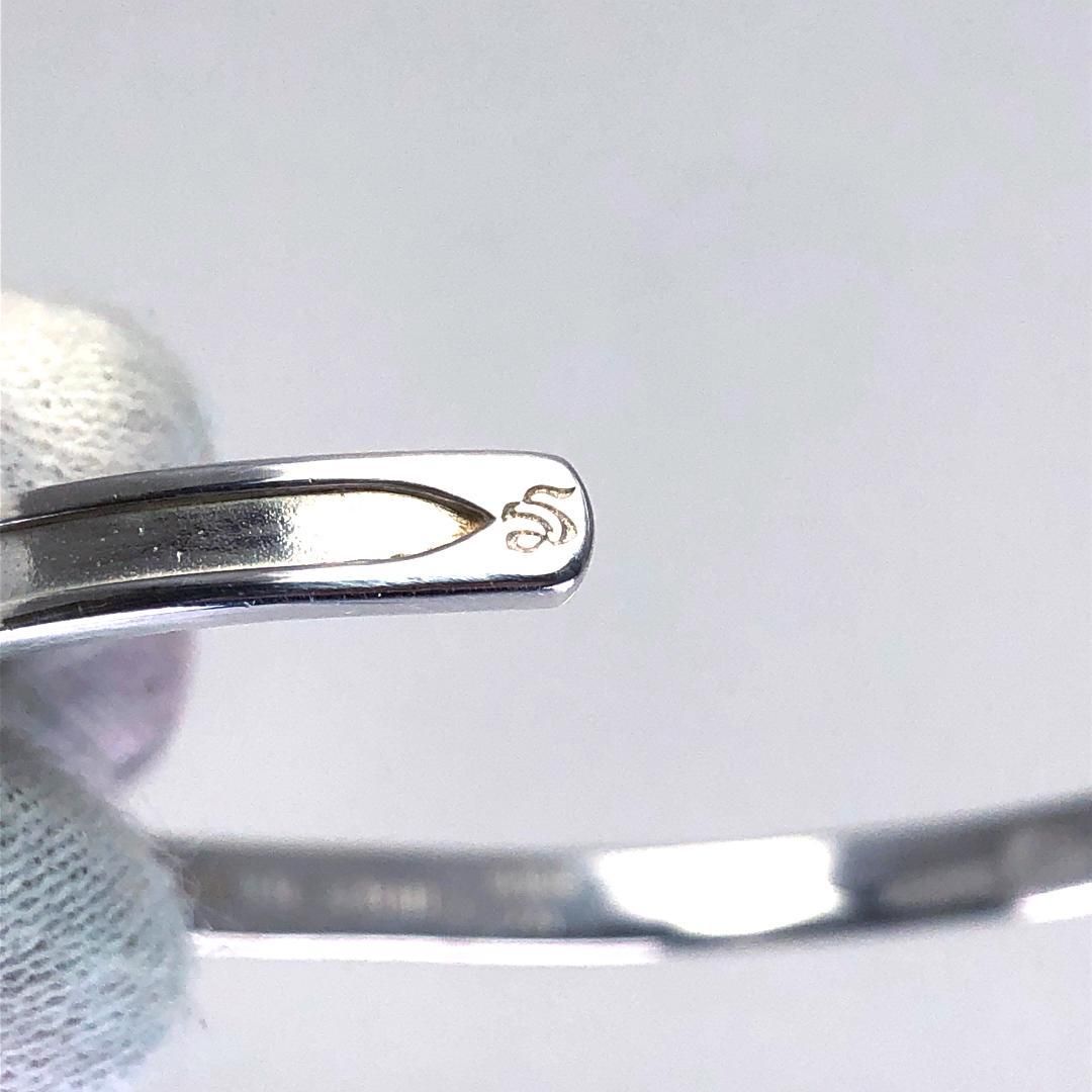 【箱付き】SAINTS セインツ／モルダバイト メンズ シルバー バングル SSB910MV／モルダバイト・SV92／シルバー