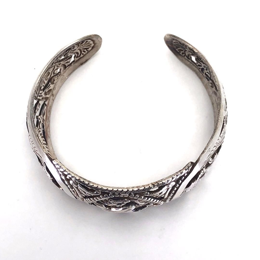 古代エジプトデザイン／バングル／合金／シルバー