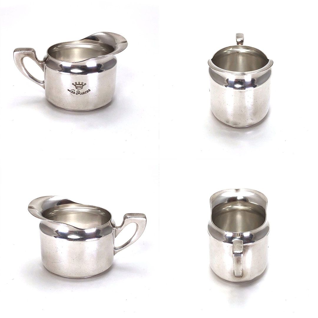 【ヴィンテージ】Christofle クリストフル／シルバー ポット・ミルクピッチャー／クリストフルシルバー／シルバー