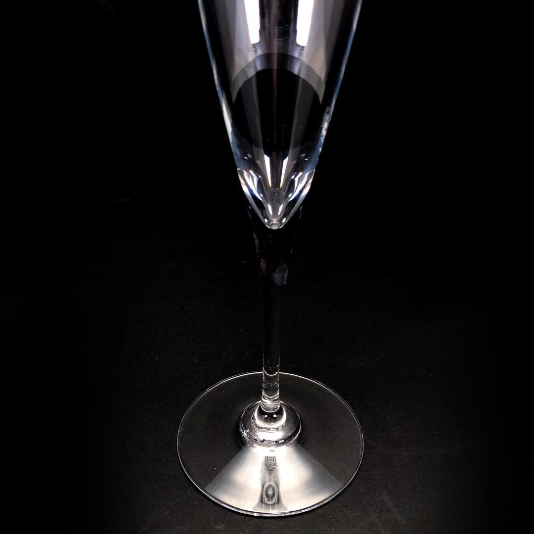 【美品】Baccarat バカラ／ドン ペリニョン シャンパンフルート 23cm／クリスタルグラス／クリア／BC447