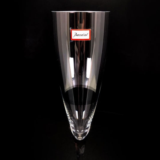 【美品】Baccarat バカラ／ドン ペリニョン シャンパンフルート 23cm／クリスタルグラス／クリア／BC448