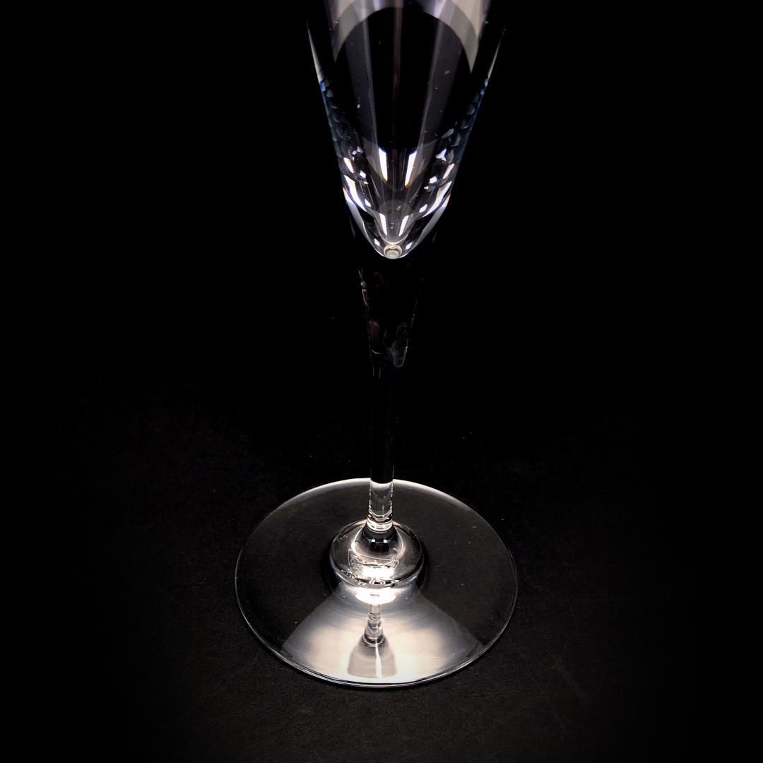 【美品】Baccarat バカラ／ドン ペリニョン シャンパンフルート 23cm／クリスタルグラス／クリア／BC448