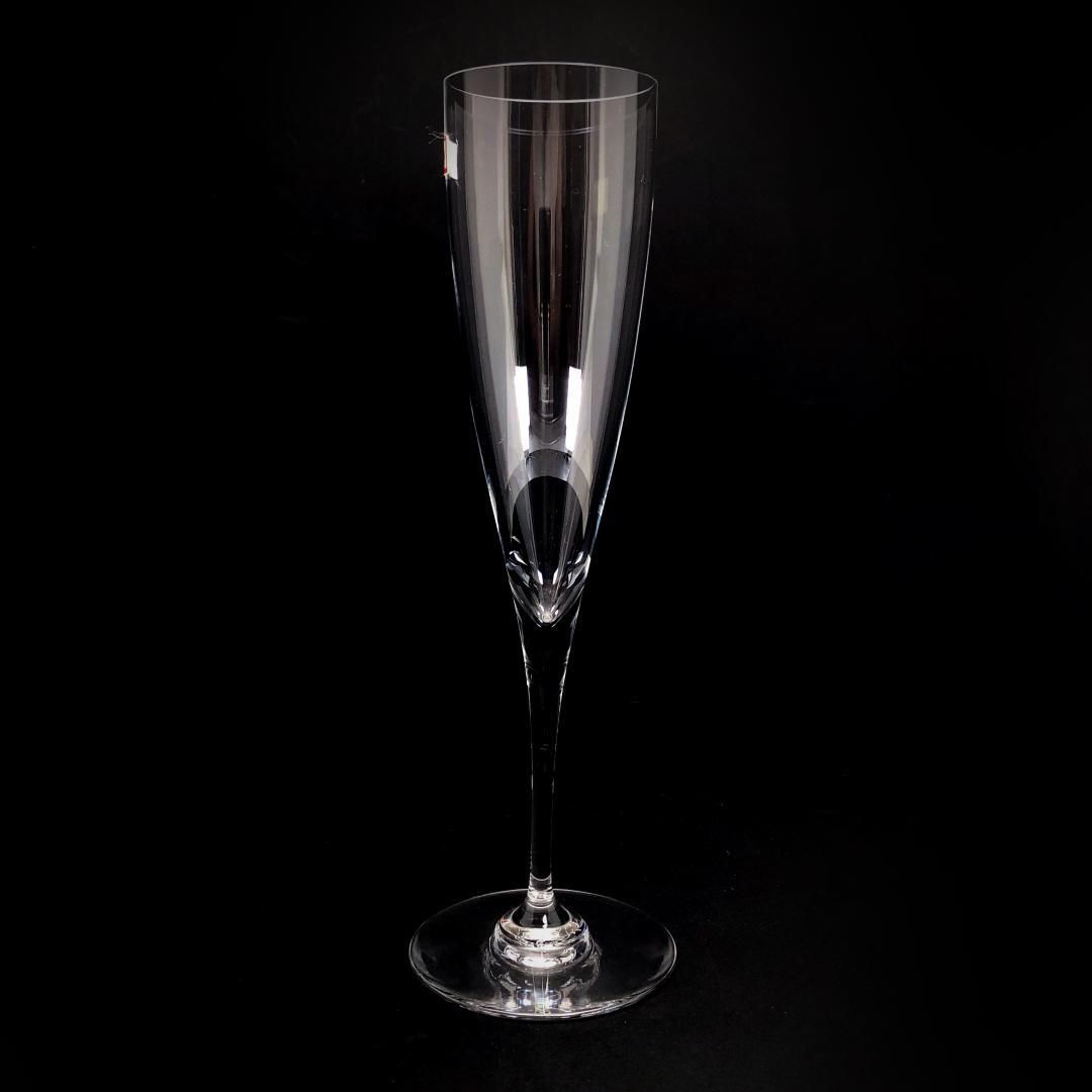 【美品】Baccarat バカラ／ドン ペリニョン シャンパンフルート 23cm／クリスタルグラス／クリア／BC448