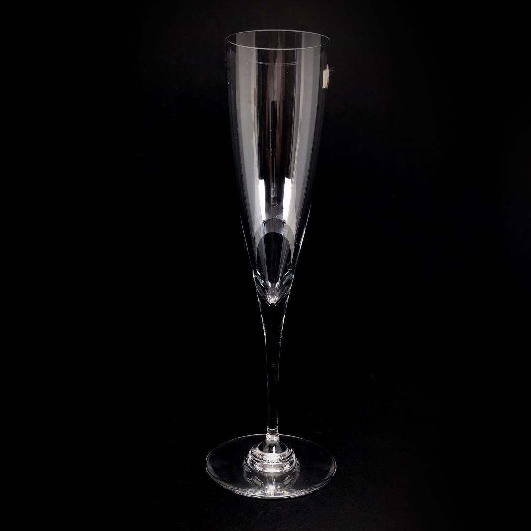 【美品】Baccarat バカラ／ドン ペリニョン シャンパンフルート 23cm／クリスタルグラス／クリア／BC448