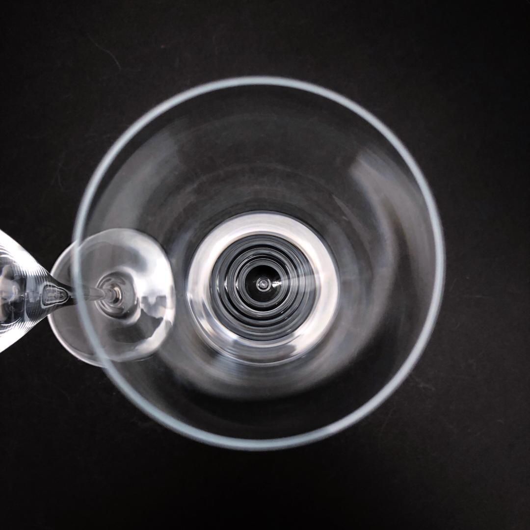 【美品】Baccarat バカラ／ドン ペリニョン ペア シャンパンフルート 23cm／クリスタルグラス／クリア／BC450