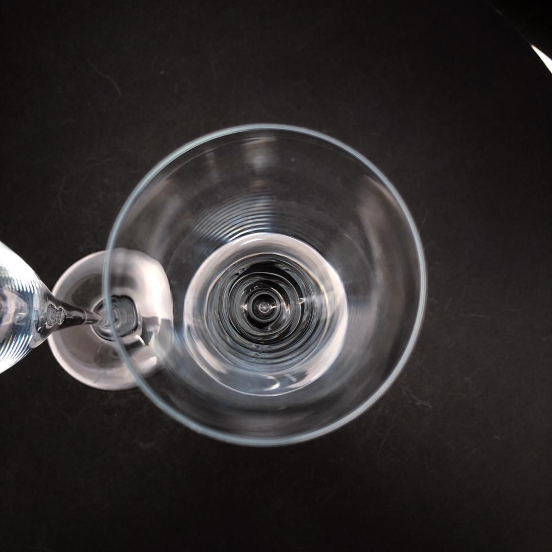 【美品】Baccarat バカラ／ドン ペリニョン ペア シャンパンフルート 23cm／クリスタルグラス／クリア／BC451