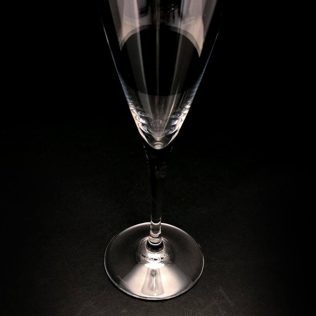 【美品】Baccarat バカラ／ドン ペリニョン シャンパンフルート 20cm／クリスタルグラス／クリア／BC452
