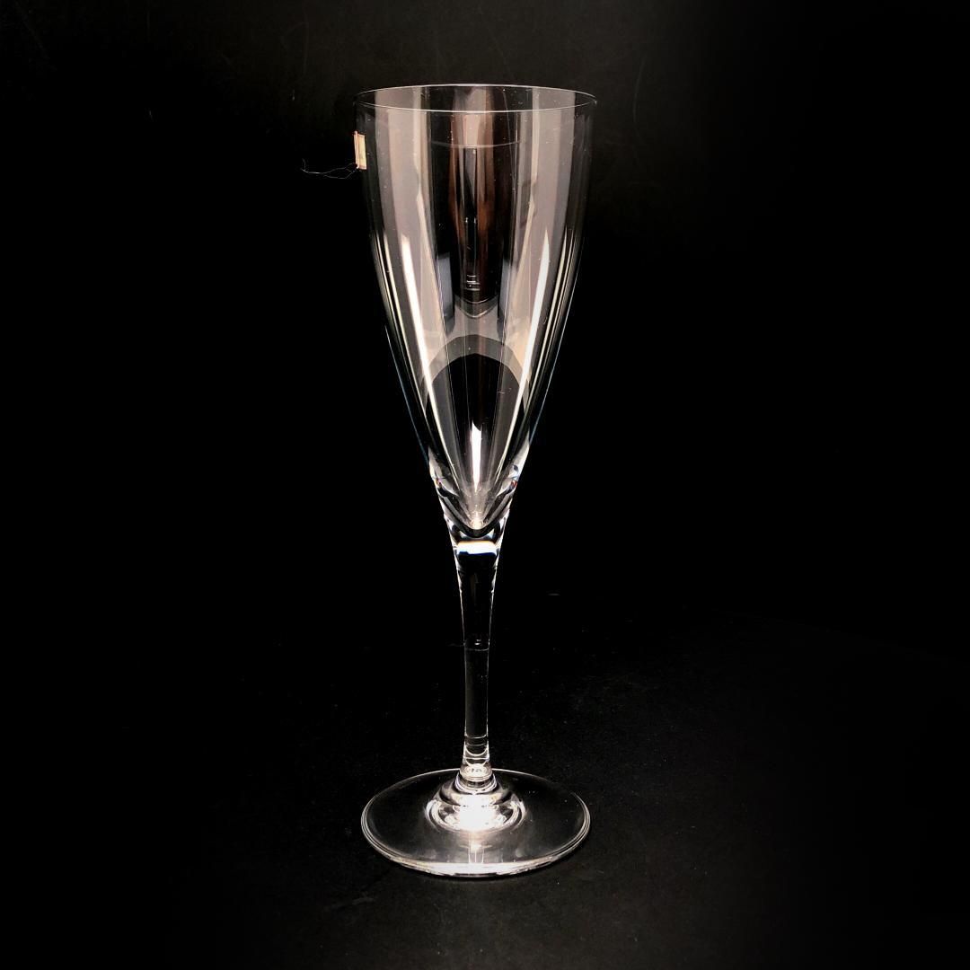【美品】Baccarat バカラ／ドン ペリニョン シャンパンフルート 20cm／クリスタルグラス／クリア／BC452
