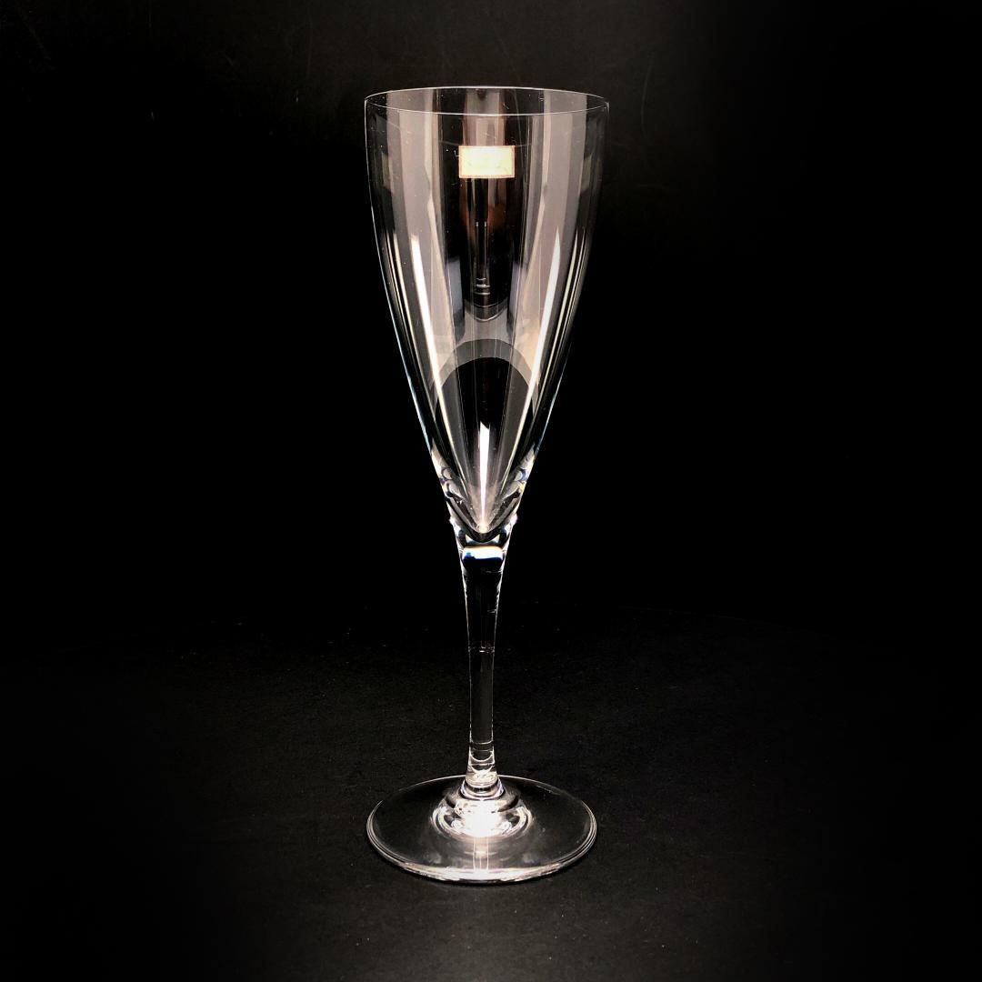 【美品】Baccarat バカラ／ドン ペリニョン シャンパンフルート 20cm／クリスタルグラス／クリア／BC452