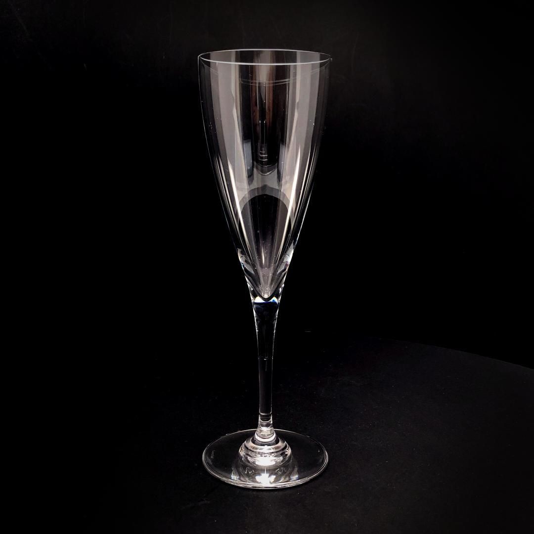 【美品】Baccarat バカラ／ドン ペリニョン シャンパンフルート 20cm／クリスタルグラス／クリア／BC453