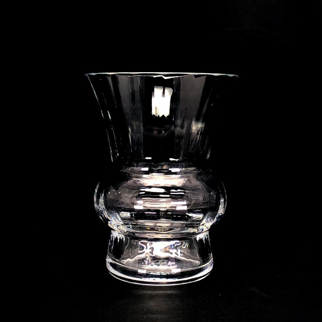 【美品・箱付き】Baccarat バカラ／シャルダンピオニー フラワーベース／クリスタルグラス／クリア／BC477