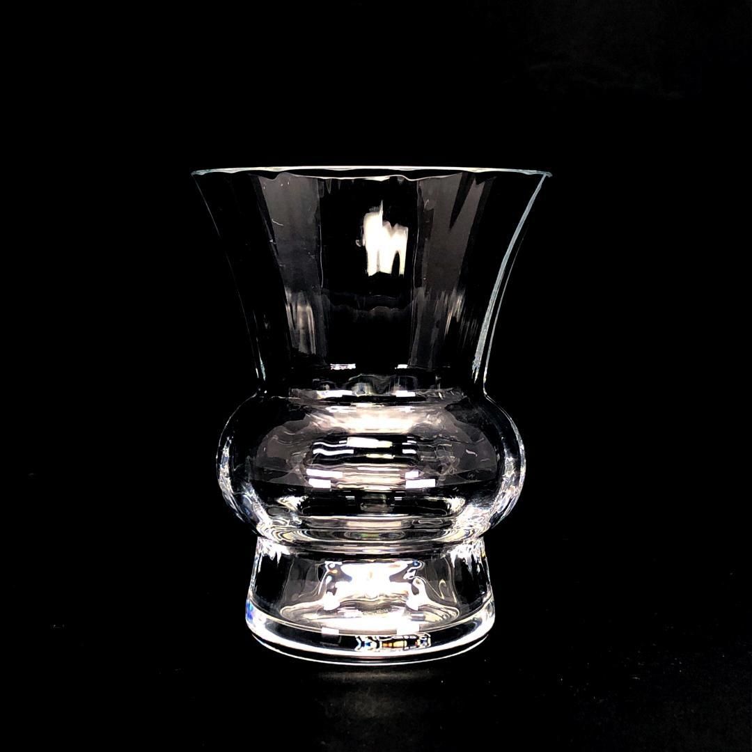 【美品・箱付き】Baccarat バカラ／シャルダンピオニー フラワーベース／クリスタルグラス／クリア／BC477