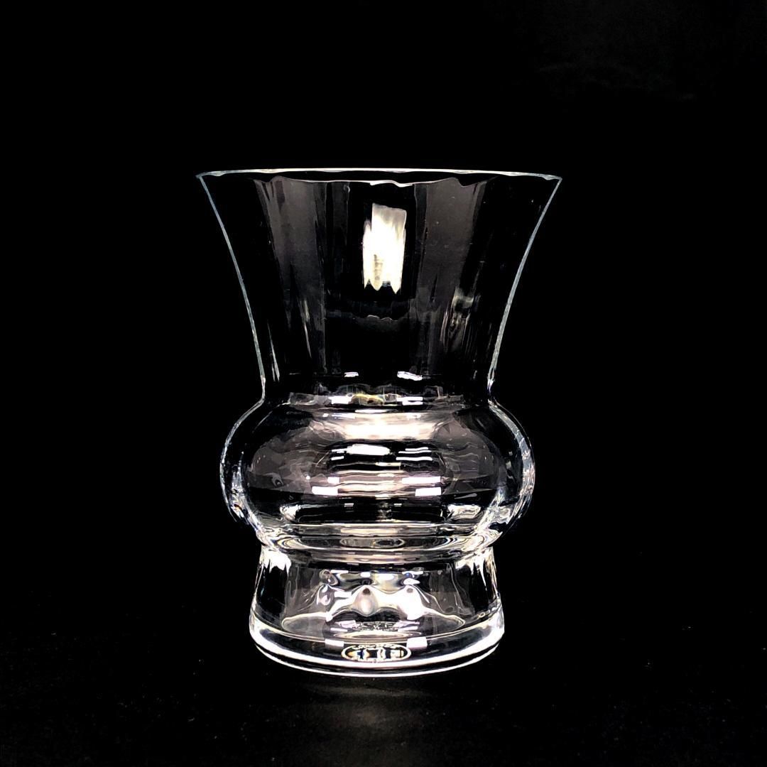 【美品・箱付き】Baccarat バカラ／シャルダンピオニー フラワーベース／クリスタルグラス／クリア／BC477
