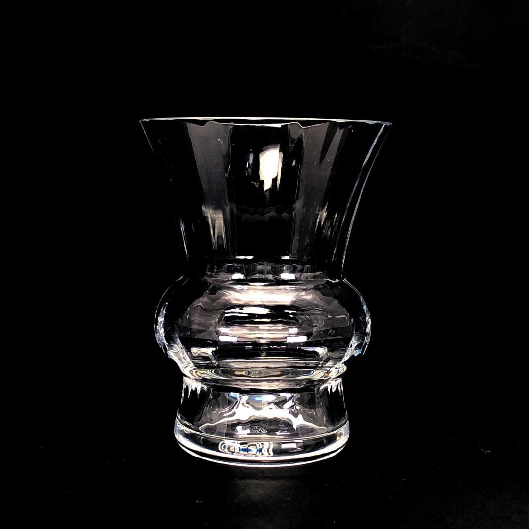 【美品・箱付き】Baccarat バカラ／シャルダンピオニー フラワーベース／クリスタルグラス／クリア／BC477