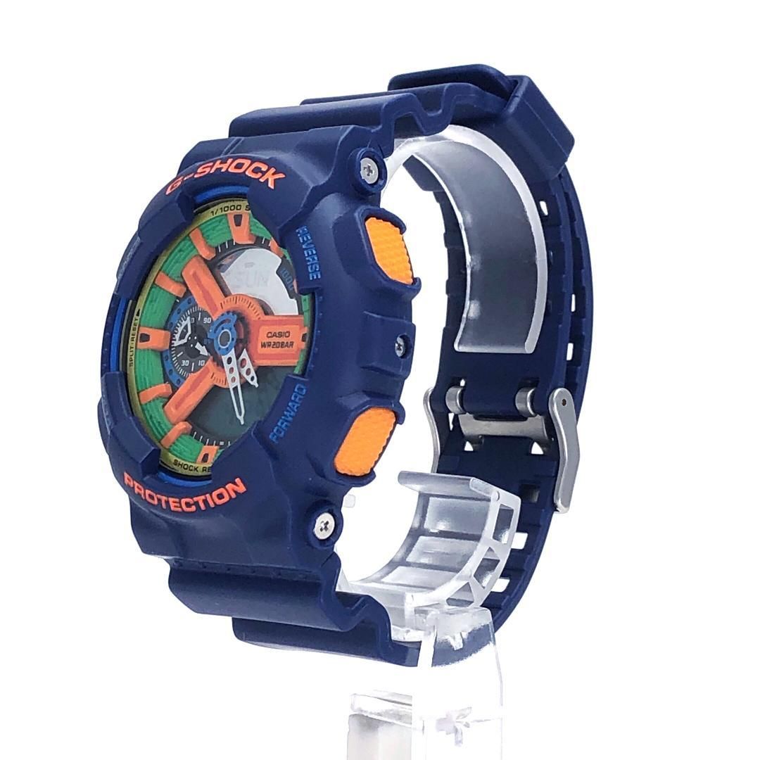 【美品】CASIO カシオ／G-SHOCK クレイジーカラーズ GA-110FC／クォーツ／樹脂／マルチカラー