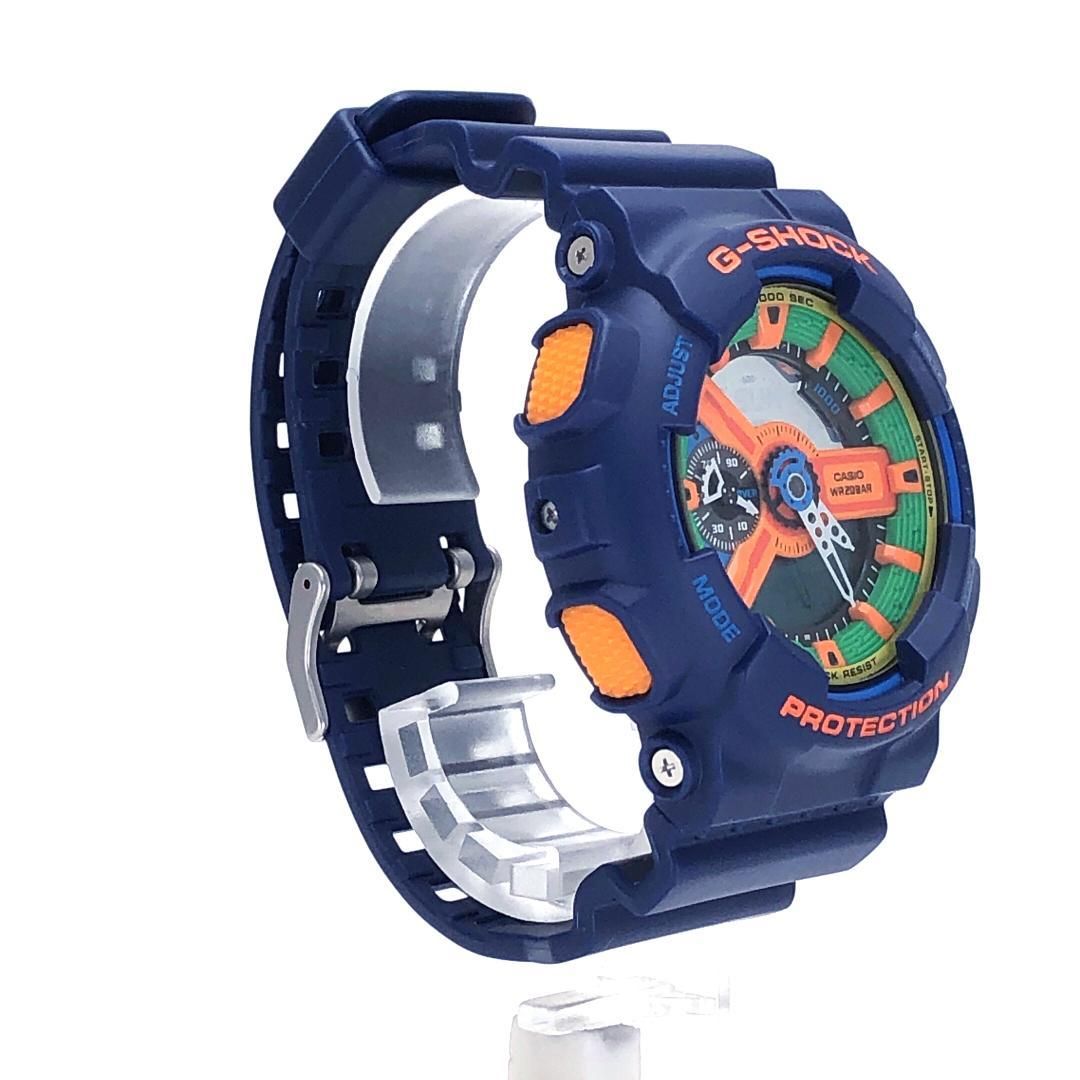 【美品】CASIO カシオ／G-SHOCK クレイジーカラーズ GA-110FC／クォーツ／樹脂／マルチカラー