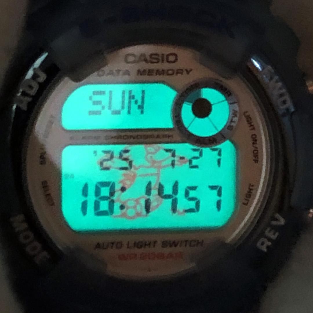 【電池交換済・箱付】CASIO カシオ／G-SHOCK フランス98 FIFAワールドカップ／クォオーツ／樹脂／マルチカラー
