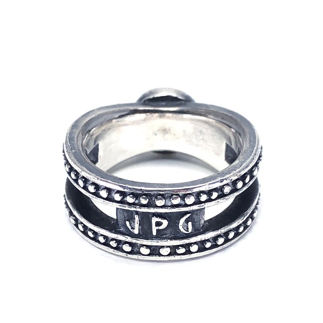 【希少・ヴィンテージ】JeanPaul GAULTIER ジャンポールゴルチエ／G ロゴ リング 指輪／13号／ SV925／シルバー