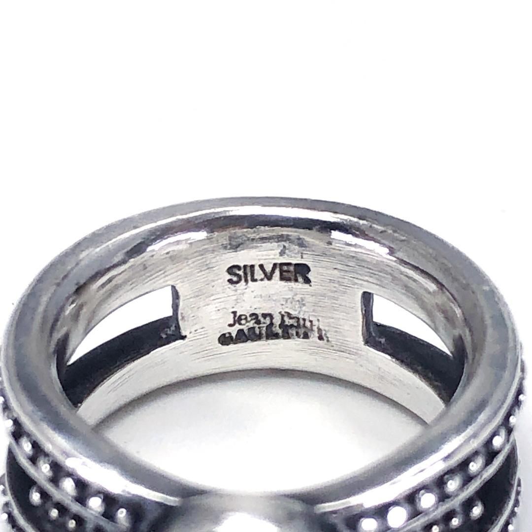 【希少・ヴィンテージ】JeanPaul GAULTIER ジャンポールゴルチエ／G ロゴ リング 指輪／13号／ SV925／シルバー