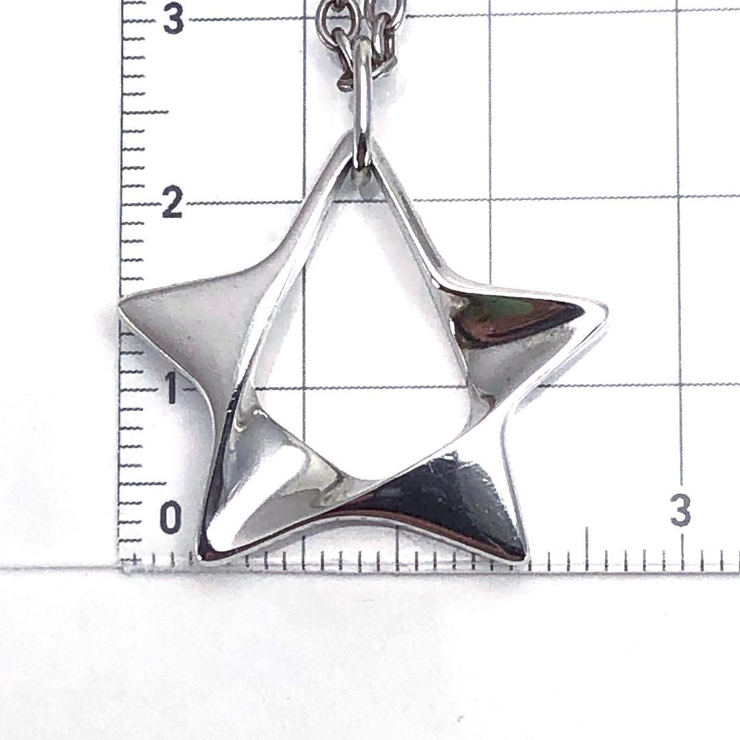 【美品・箱付】Georg Jensen ジョージジェンセン／スターモチーフ ネックレス／178／SV925／シルバー