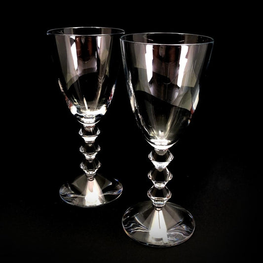 Baccarat バカラ／ベガ ペア ワイングラス／クリスタルグラス／クリア／BC497