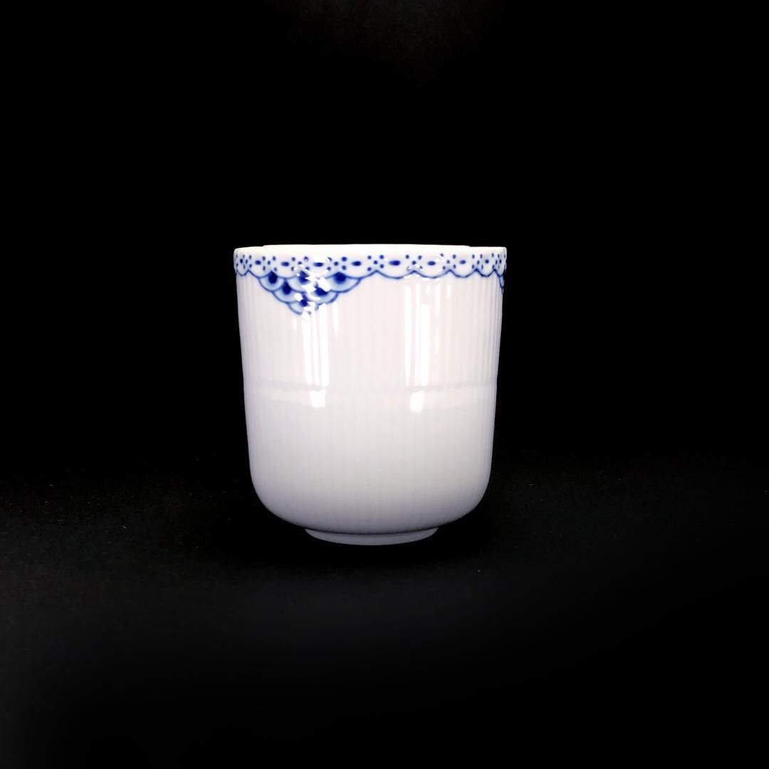 【美品】Royal Copenhagen ロイヤルコペンハーゲン／プリンセスブルー ペア マグカップ／陶器／ホワイト・ブルー