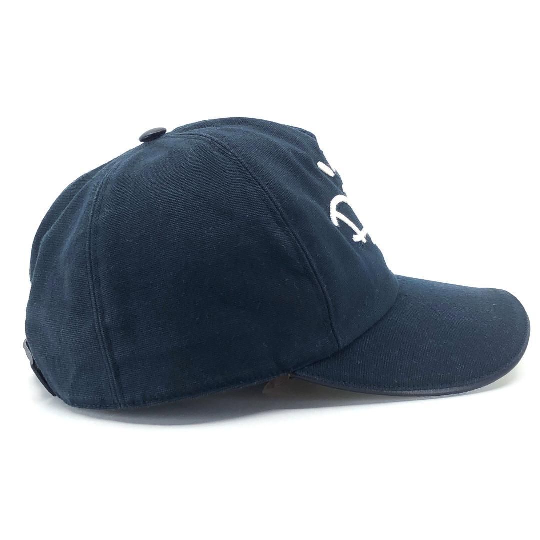 Christian Dior クリスチャンディオール／Cactus Jack DIOR キャップ／L／綿・レザー／ブラック・ホワイト