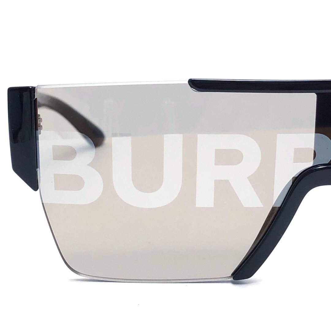 【美品・箱・ケース付き】BURBERRY バーバリー／ロゴ入り サングラス B 4291 ／アセテート／ブラック・グレー