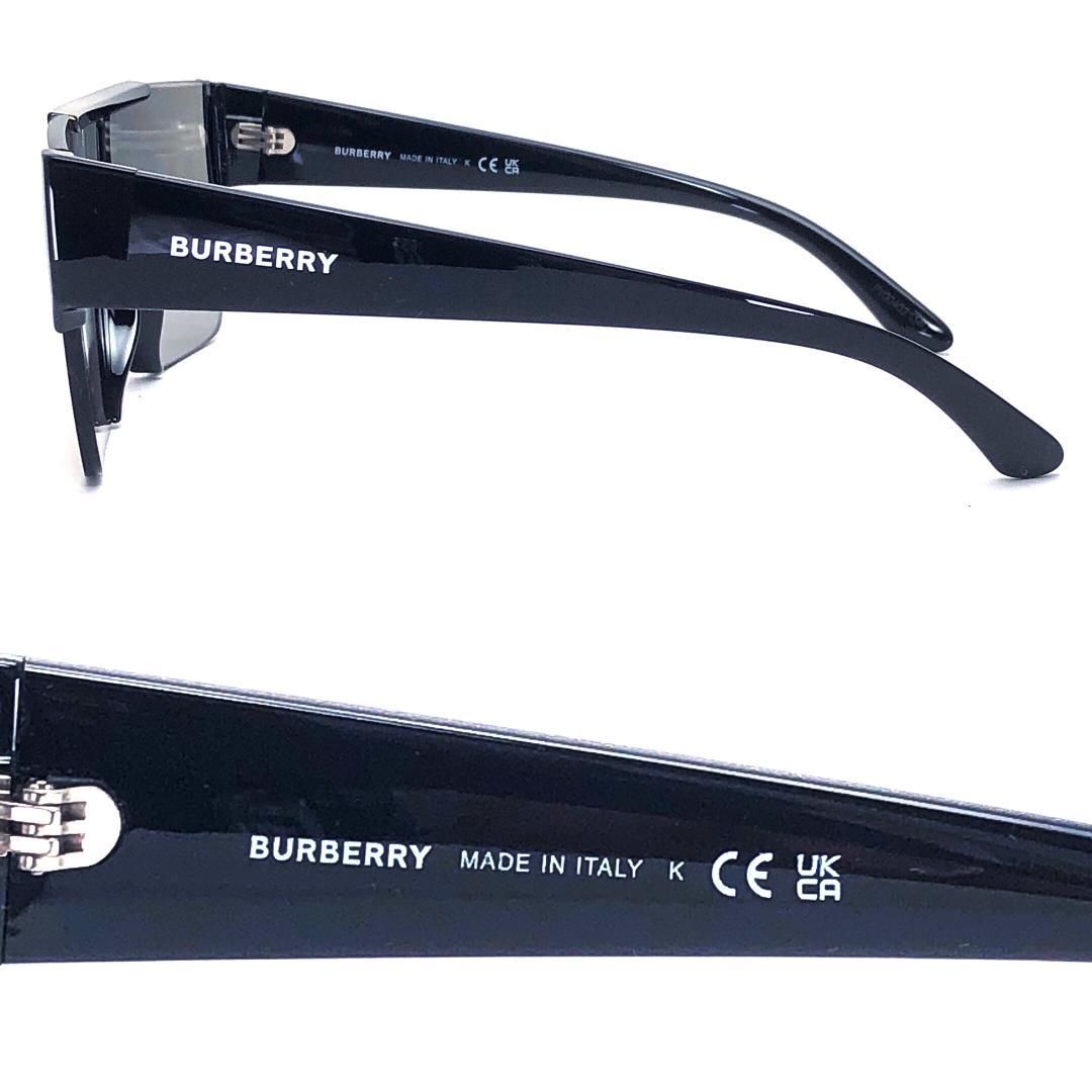 【美品・箱・ケース付き】BURBERRY バーバリー／ロゴ入り サングラス B 4291 ／アセテート／ブラック・グレー