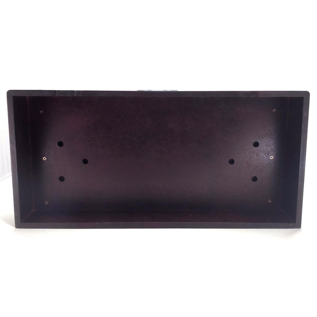 【美品】刀掛け／引出し付き 漆調 二本掛け／木製／ブラック