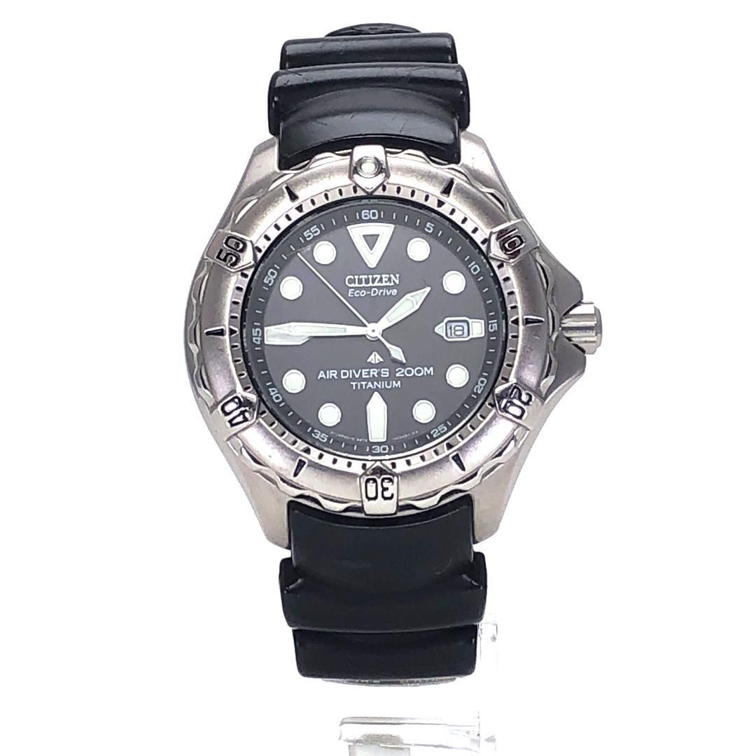 Citizen シチズン／プロマスター エアダイバーズ 200M B872-H26035／ソーラークォーツ／チタン／シルバー・ブラック