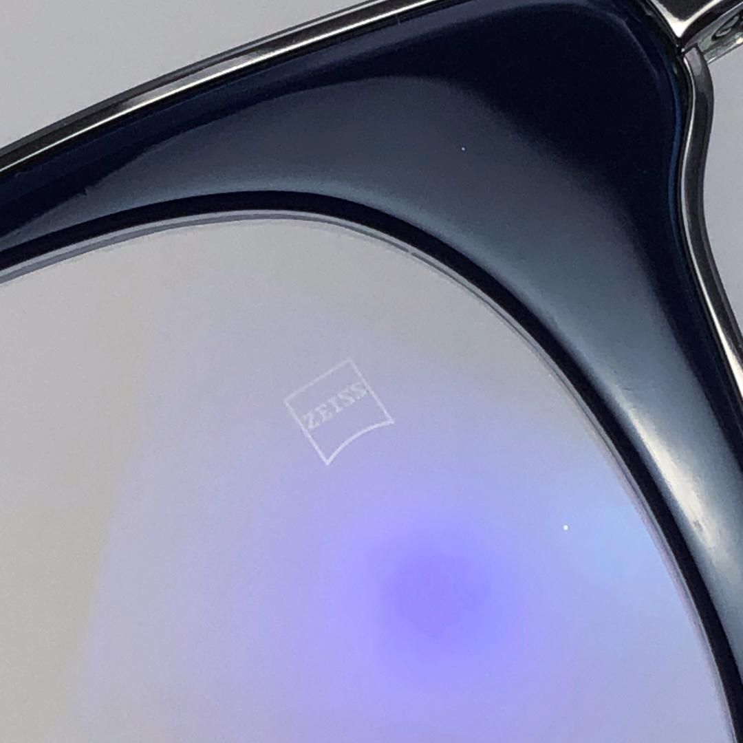 【美品・ケース付き】ISSEY MIYAKE 金子眼鏡 コラボ／メンズ 眼鏡 46□24-145／メタル・アセテート／シルバー・ブラック