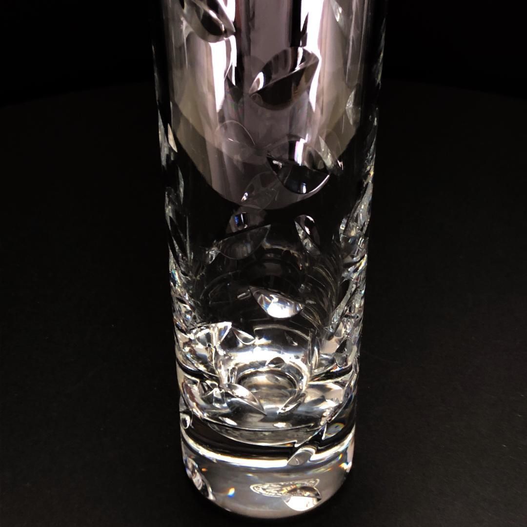 Baccarat バカラ／オルグ グレイン フラワーベース／クリスタルグラス／クリア／BC506