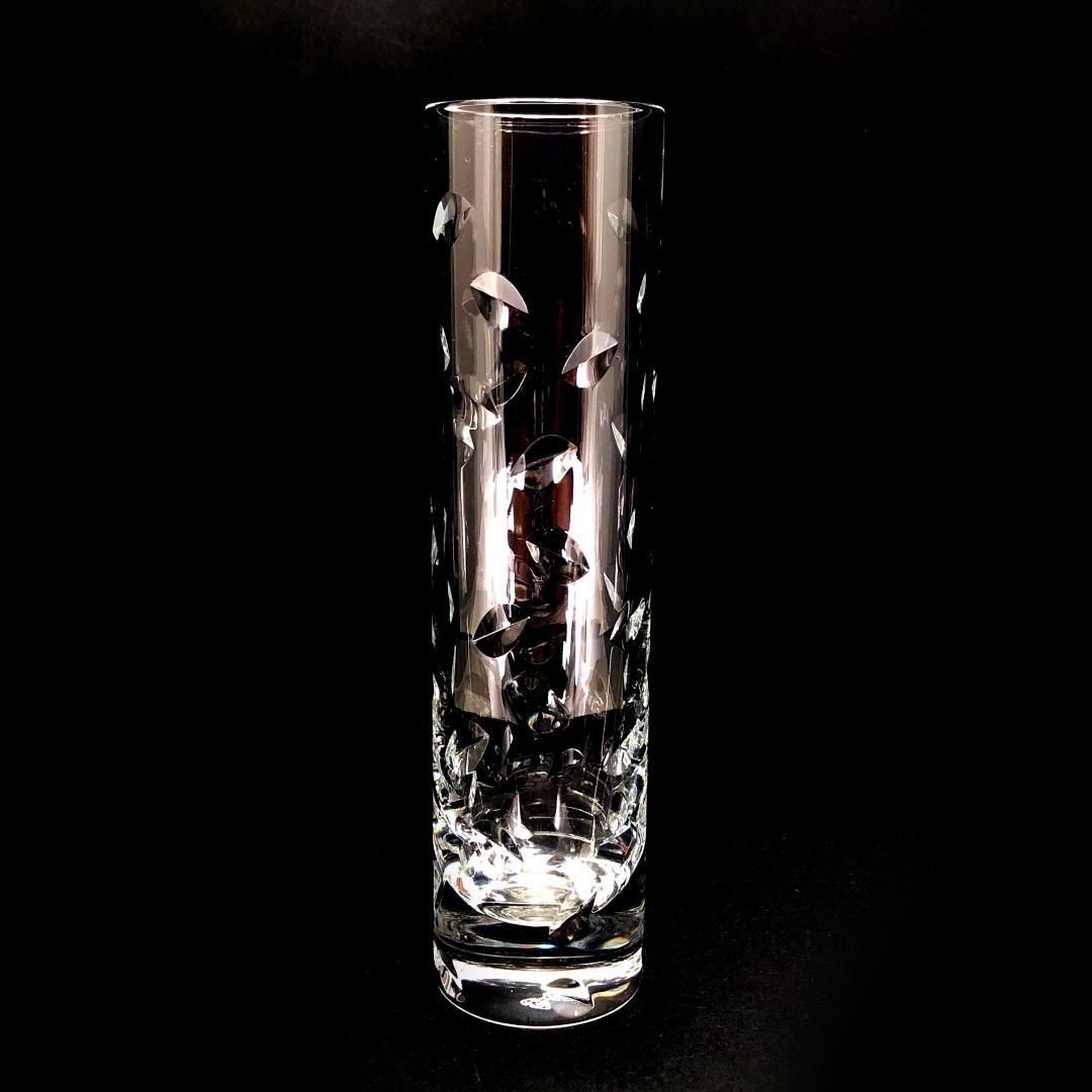 Baccarat バカラ／オルグ グレイン フラワーベース／クリスタルグラス／クリア／BC506
