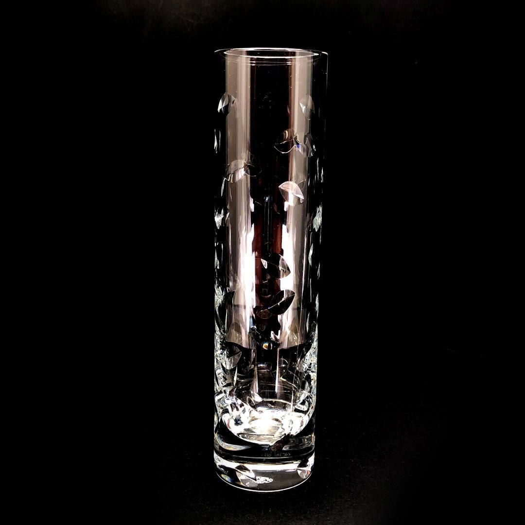 Baccarat バカラ／オルグ グレイン フラワーベース／クリスタルグラス／クリア／BC506