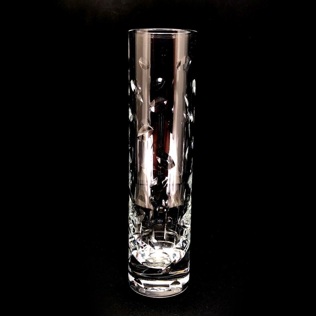 Baccarat バカラ／オルグ グレイン フラワーベース／クリスタルグラス／クリア／BC506