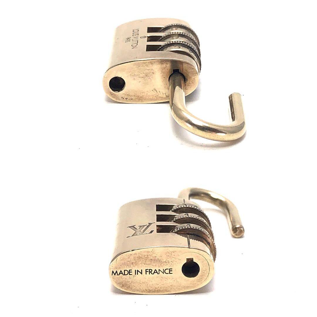 LOUIS VUITTON ルイヴィトン／パドロック ダイヤル式 南京錠 カデナ／メタル／ゴールド／LVD-1