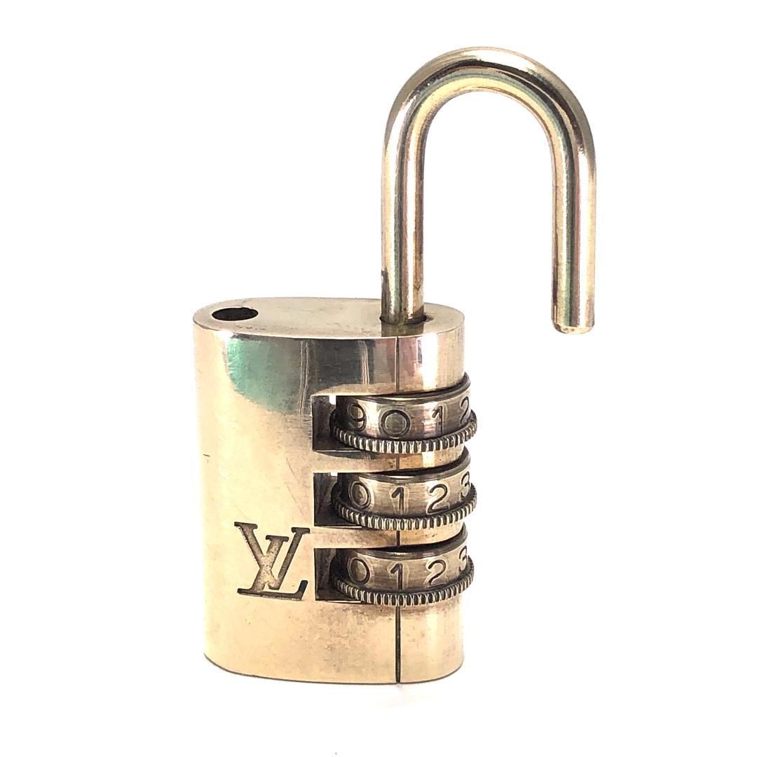 LOUIS VUITTON ルイヴィトン／パドロック ダイヤル式 南京錠 カデナ／メタル／ゴールド／LVD-1