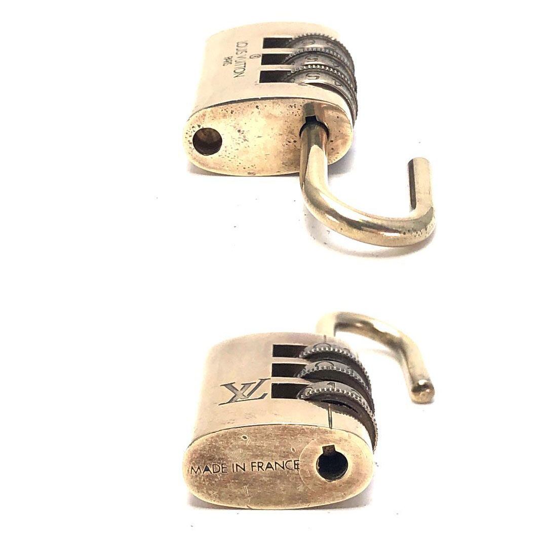 LOUIS VUITTON ルイヴィトン／パドロック ダイヤル式 南京錠 カデナ／メタル／ゴールド／LVD-2