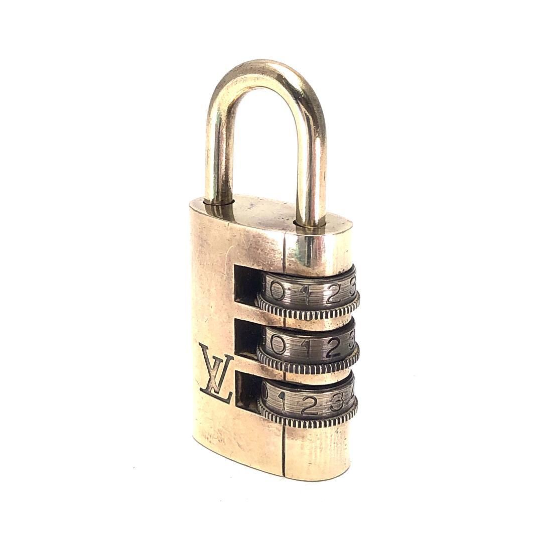 LOUIS VUITTON ルイヴィトン／パドロック ダイヤル式 南京錠 カデナ／メタル／ゴールド／LVD-2