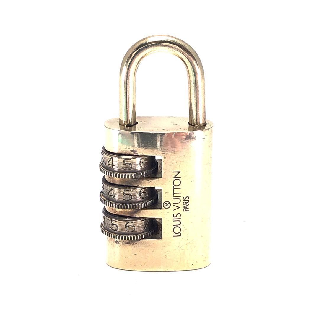LOUIS VUITTON ルイヴィトン／パドロック ダイヤル式 南京錠 カデナ／メタル／ゴールド／LVD-2