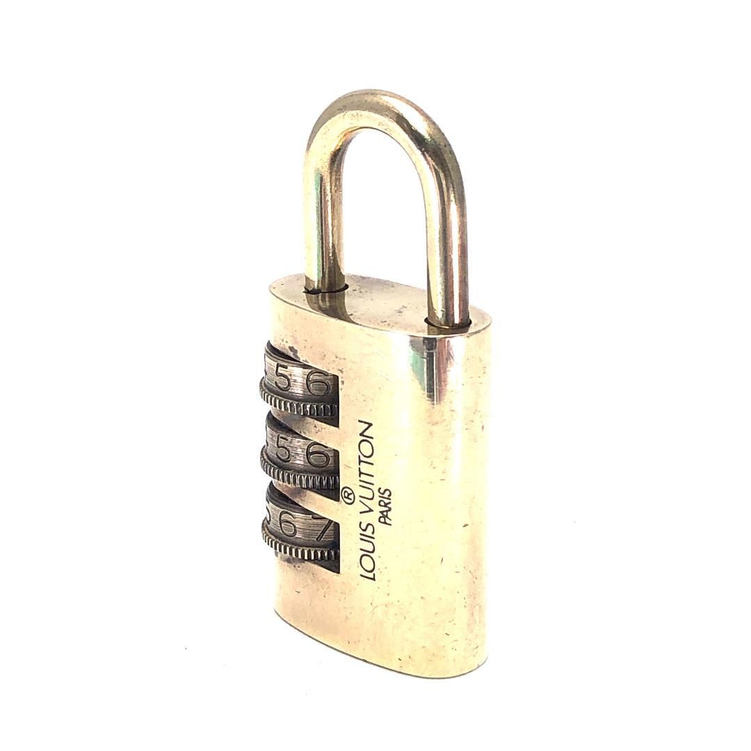 LOUIS VUITTON ルイヴィトン／パドロック ダイヤル式 南京錠 カデナ／メタル／ゴールド／LVD-2