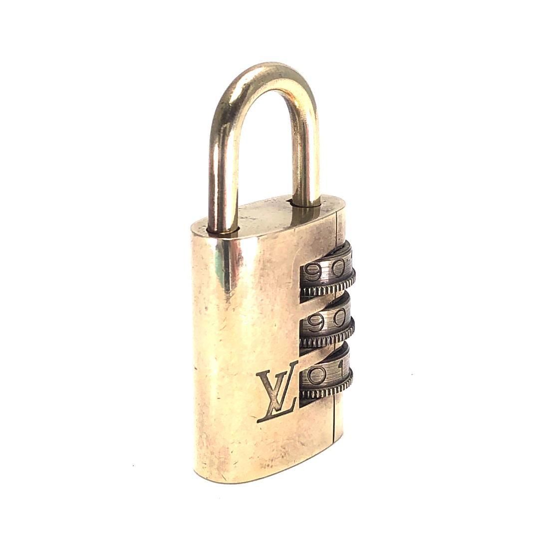 LOUIS VUITTON ルイヴィトン／パドロック ダイヤル式 南京錠 カデナ／メタル／ゴールド／LVD-2