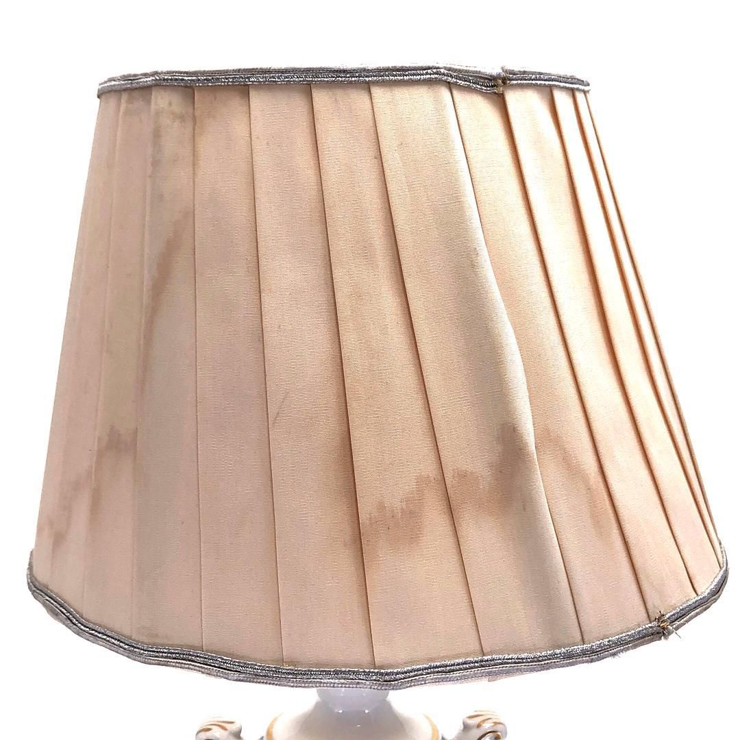 【訳あり・稼働・売り切り品】Richard Ginori リチャードジノリ／イタリアアンフルーツ テーブルランプ／陶器／ホワイト・マルチカラー