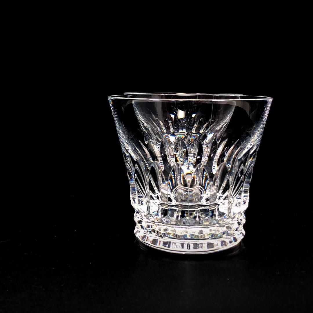 【美品・箱付き】Baccarat バカラ／ティアラ ペア タンブラー／クリスタルグラス／クリア／BC514