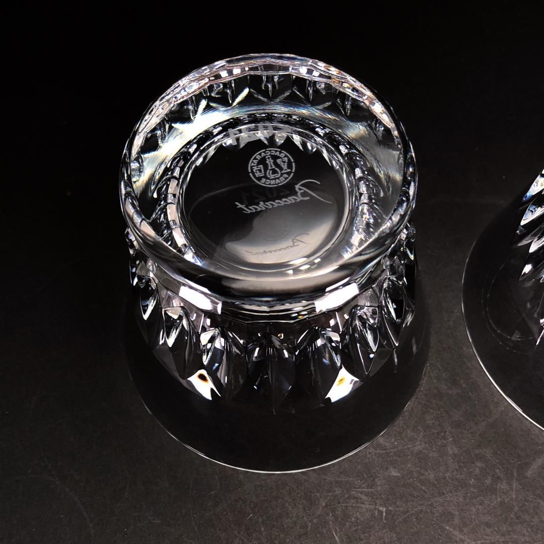 【美品・箱付き】Baccarat バカラ／ティアラ ペア タンブラー／クリスタルグラス／クリア／BC514