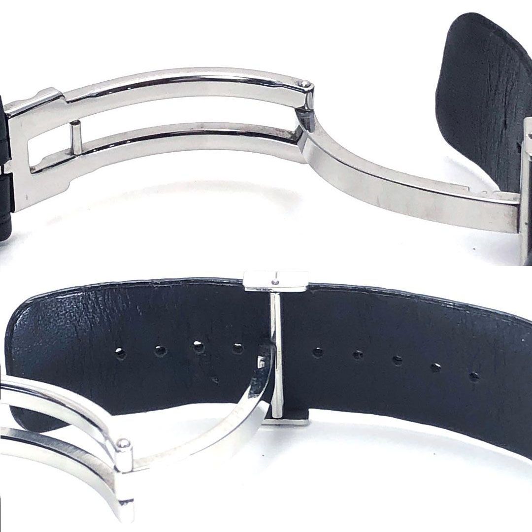 CHANEL シャネル／レディース 腕時計 マトラッセ H0116用 純正ベルト・バックル／レザー・ステンレス／ブラック・シルバー