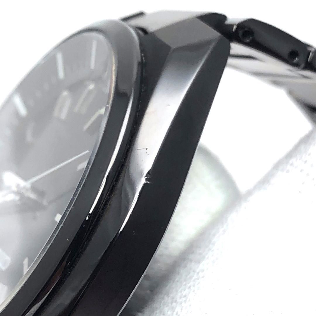 【美品】Citizen シチズン／アテッサ H128-R007971／ソーラークォーツ／チタン／ブラック・シルバー