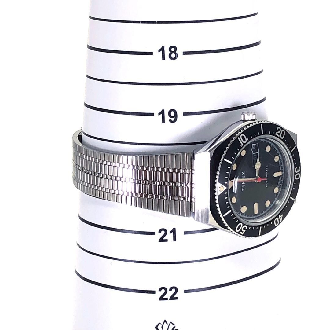 【ケース付き】TIMEX タイメックス／M79 TW2U78300／自動巻き／ステンレス／シルバー・ブラック